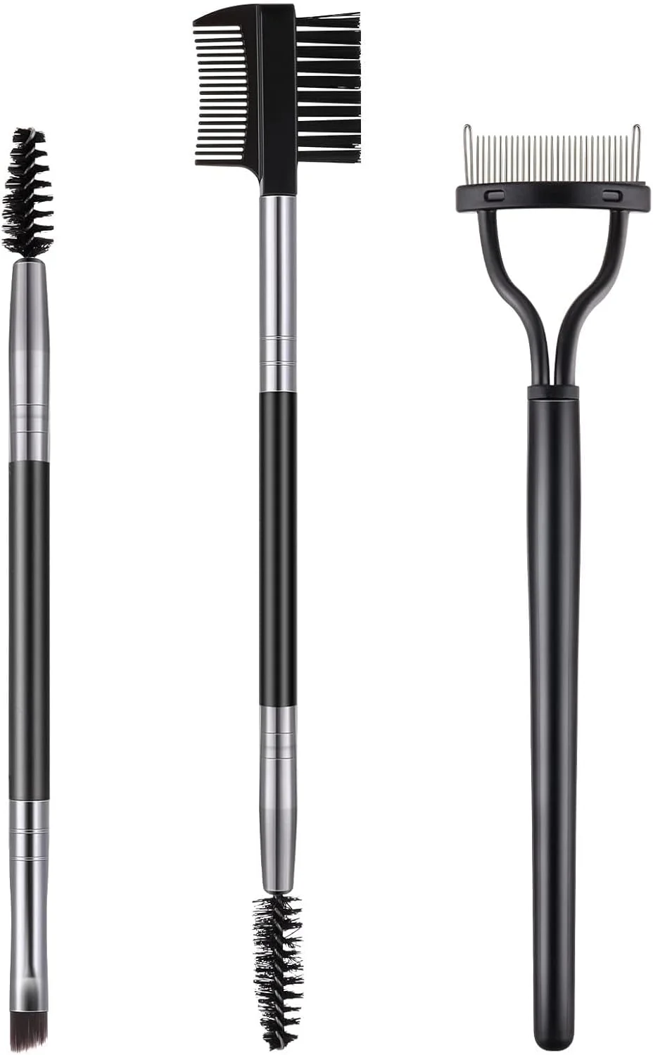 ست برس ابرو 3 عددی، برس جداکننده مژه، شانه دو سر مژه، برس و شانه ابرو، ست برس آرایش ابرو، ابزار آرایش چشم ست برس ابرو 3 عددی، برس جداکننده مژه، شانه دو سر مژه، برس و شانه ابرو، ست برس آرایش ابرو، ابزار آرایش چشم