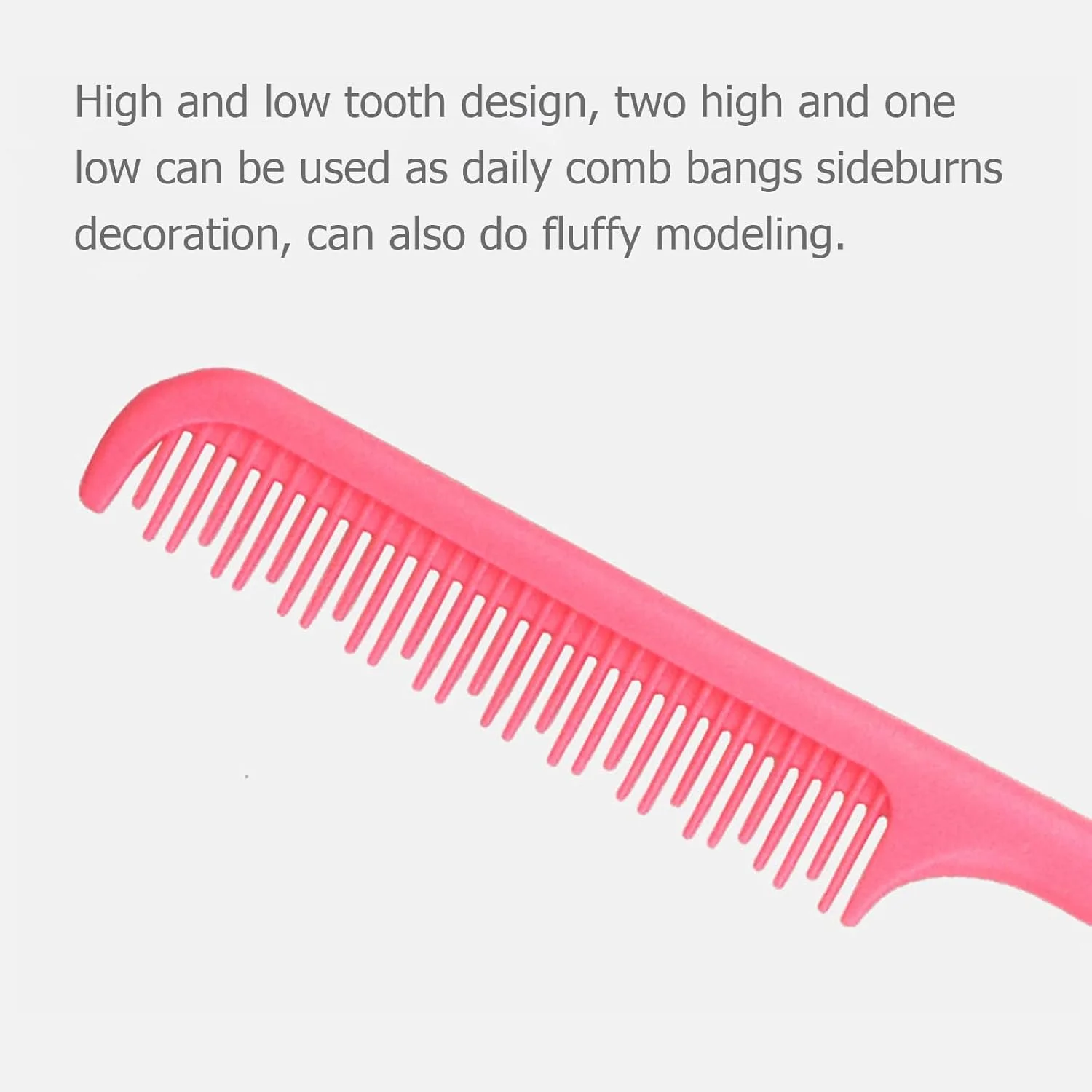 برس ابرو Fawoonu، 1 عدد برس ابرو سه بعدی، برس لبه خط مو، شانه مژه، برس کنترل لبه، شانه دو طرفه برای آرایش مو و سالن