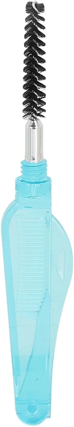 شانه مژه، برس مژه، شانه برس مژه مینی 2 کاره 10 عددی، شانه مژه قابل حمل و استفاده مجدد، ابزار آرایش ابرو (آبی) شانه مژه، برس مژه، شانه برس مژه مینی 2 کاره 10 عددی، شانه مژه قابل حمل و استفاده مجدد، ابزار آرایش ابرو (آبی)