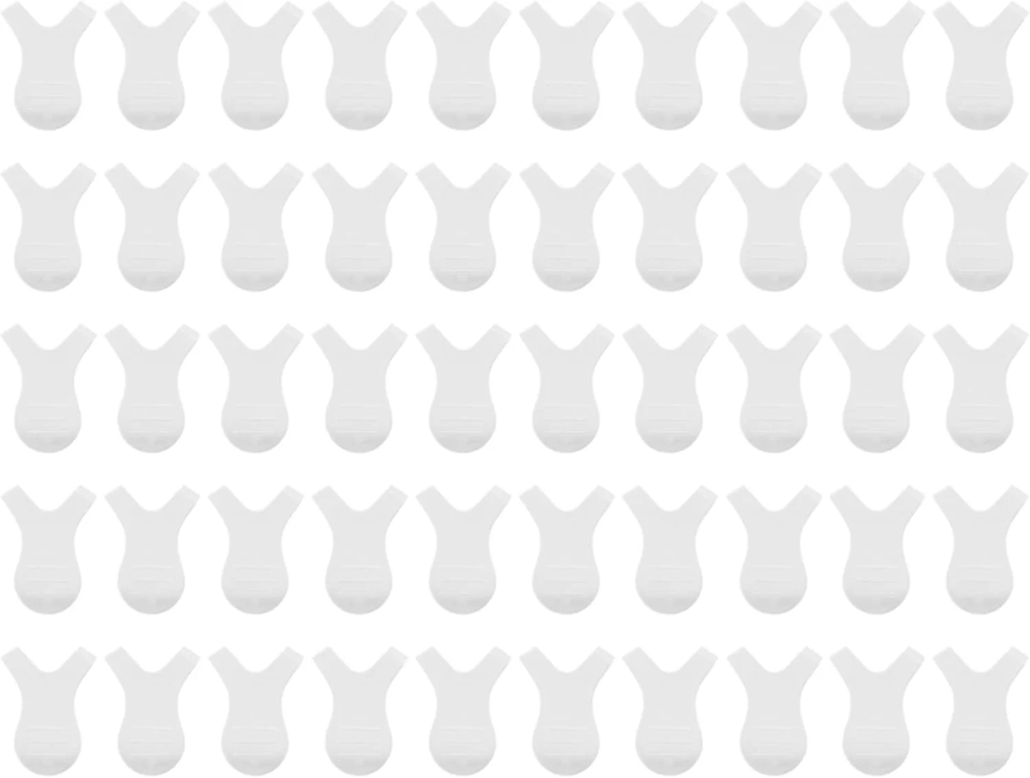 هافی 50 عدد برس مژه سیلیکونی Y شکل، ابزار یکبار مصرف آرایشی برای تمیز کردن و لیفت مژه