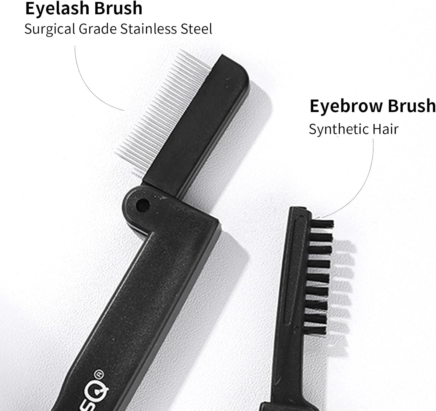 شانه مژه MSQ جدا کننده مژه شانه مژه تاشو برس ابرو اپلیکاتور ریمل مشخص کننده مژه و ابرو برس ابرو و مژه ابزار آرایش ابرو