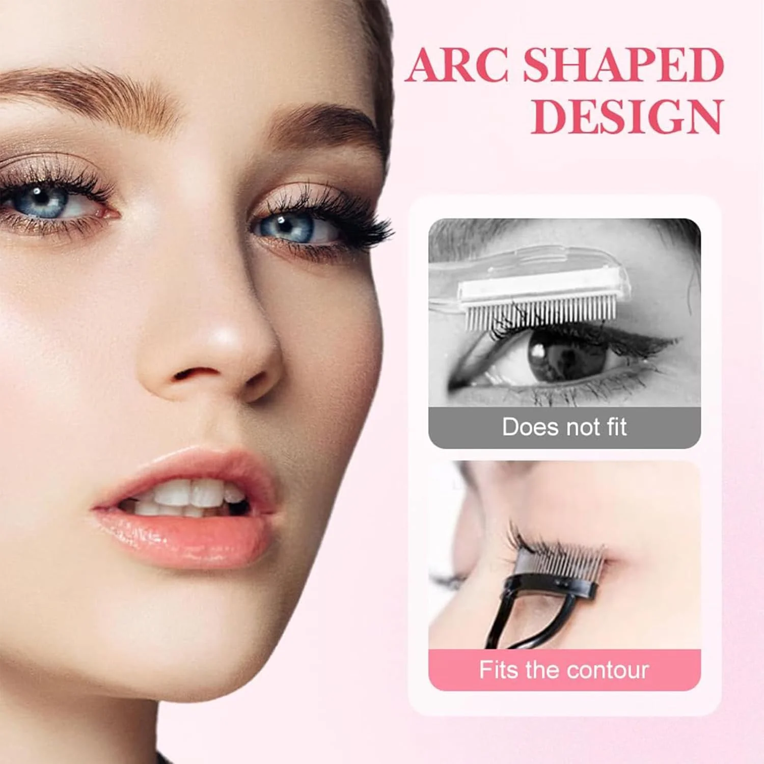 شانه ریمل، بسته 2 عددی شانه جداکننده مژه با دندانه های فلزی به همراه پوشش | شانه حالت دهنده، برس ابرو ابزار آرایشی، لوازم آرایش برای خانم ها شانه ریمل، بسته 2 عددی شانه جداکننده مژه با دندانه های فلزی به همراه پوشش | شانه حالت دهنده، برس ابرو ابزار آرایشی، لوازم آرایش برای خانم ها