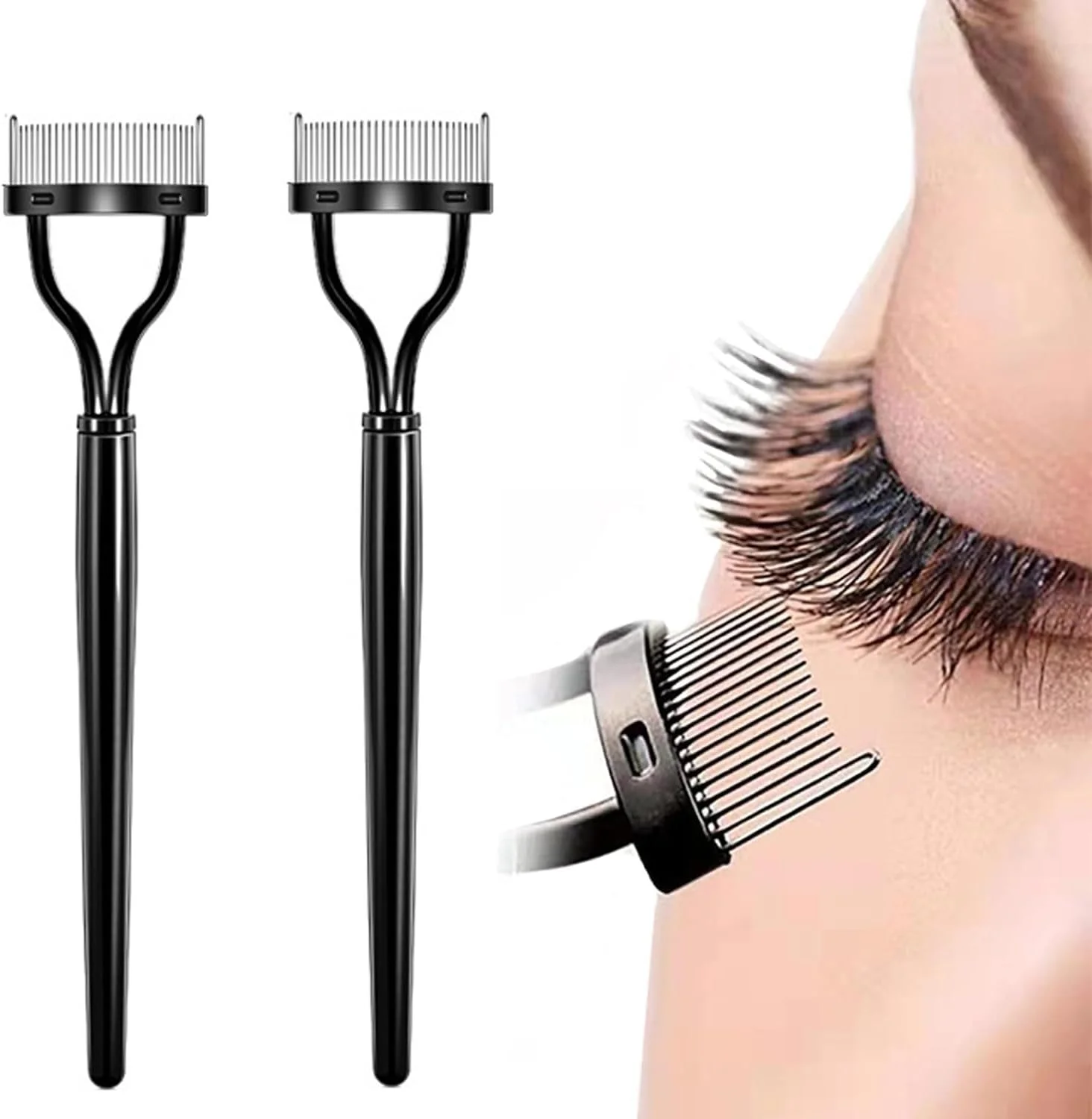 ست 2 عددی برس مژه و ابرو سافت کیوت لی، جداکننده مژه، برس اسپولی ابرو و برس اپلیکاتور شانه ای، ست برس آرایشی، ابزار آرایش چشم و مژه - مشکی ست 2 عددی برس مژه و ابرو سافت کیوت لی، جداکننده مژه، برس اسپولی ابرو و برس اپلیکاتور شانه ای، ست برس آرایشی، ابزار آرایش چشم و مژه - مشکی