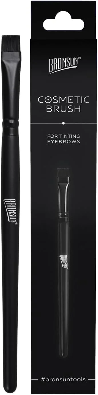 براش صاف آرایشی BRONSUN، 1 عدد. براش حرفه ای برای رنگ کردن ابرو و آرایش براش صاف آرایشی BRONSUN، 1 عدد. براش حرفه ای برای رنگ کردن ابرو و آرایش