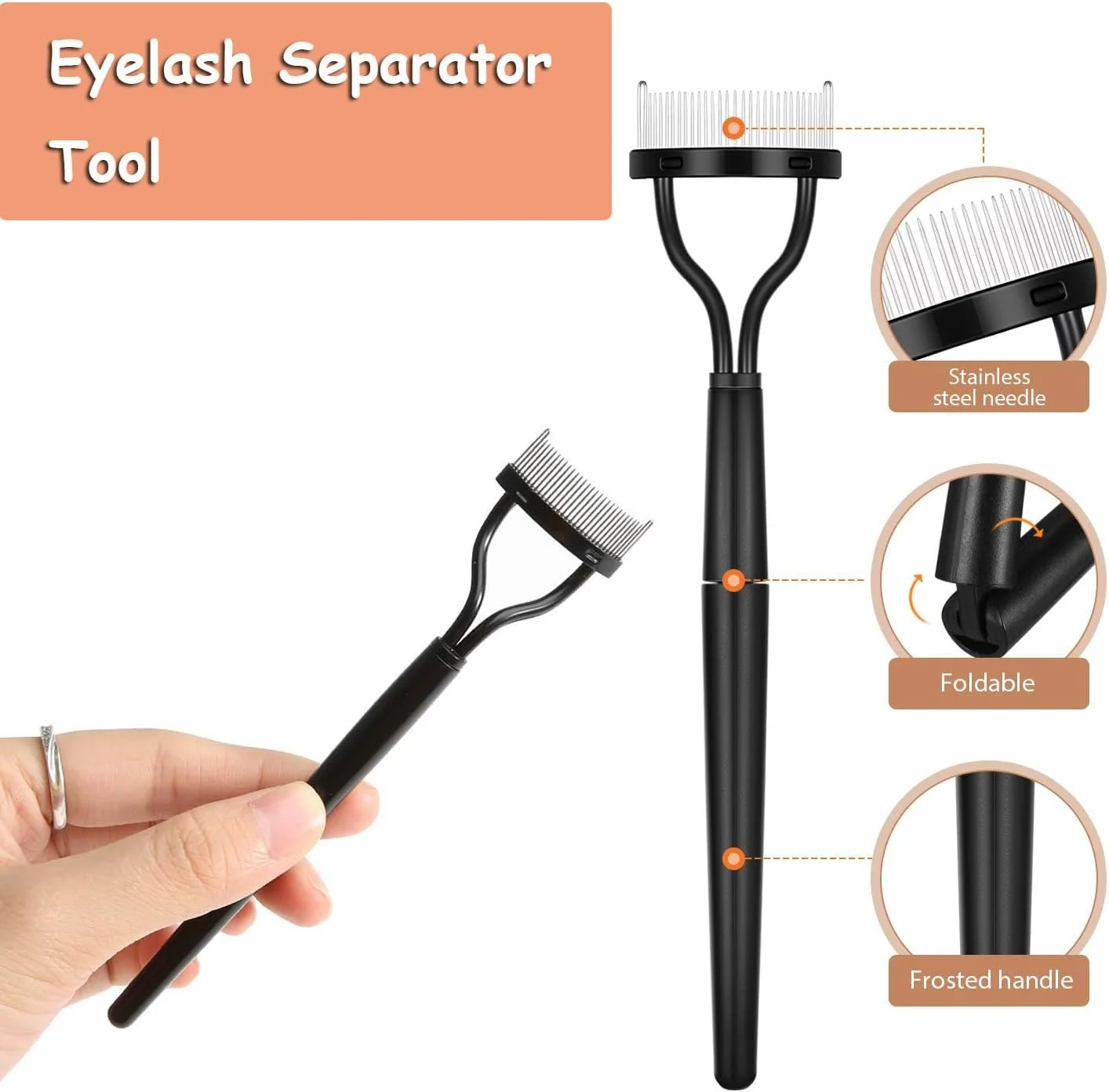 ست 2 عددی برس مژه و ابرو سافت کیوت لی، جداکننده مژه، برس اسپولی ابرو و برس اپلیکاتور شانه ای، ست برس آرایشی، ابزار آرایش چشم و مژه - مشکی ست 2 عددی برس مژه و ابرو سافت کیوت لی، جداکننده مژه، برس اسپولی ابرو و برس اپلیکاتور شانه ای، ست برس آرایشی، ابزار آرایش چشم و مژه - مشکی