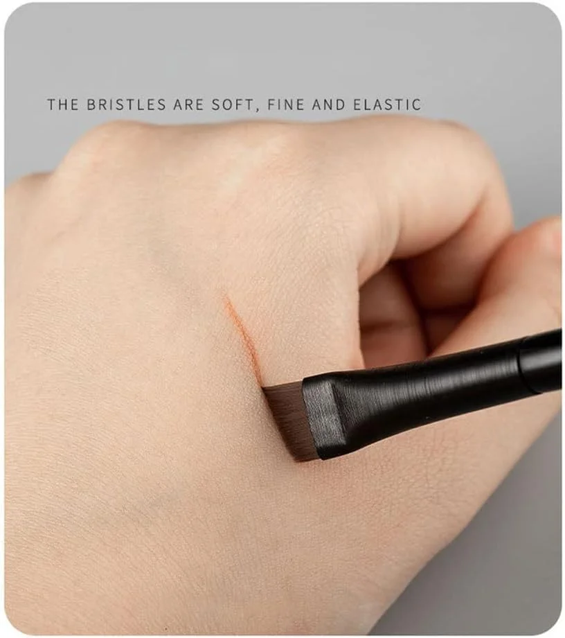 ست براش ابرو زاویه دار کوچک و براش خط چشم نازک، ابزار آرایشی ست براش ابرو زاویه دار کوچک و براش خط چشم نازک، ابزار آرایشی