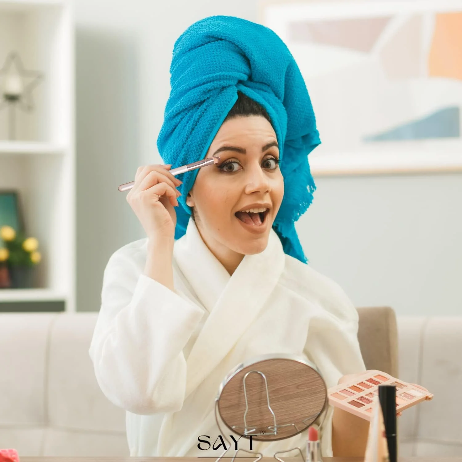 براش ابرو زاویه دار SAYT، براش ابرو زاویه دار مربعی برای استفاده دقیق و ترکیب پودرهای ابرو (نقره ای) براش ابرو زاویه دار SAYT، براش ابرو زاویه دار مربعی برای استفاده دقیق و ترکیب پودرهای ابرو (نقره ای)