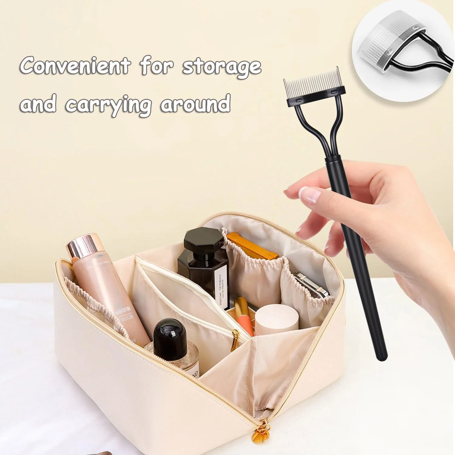 ست 2 عددی برس مژه و ابرو سافت کیوت لی، جداکننده مژه، برس اسپولی ابرو و برس اپلیکاتور شانه ای، ست برس آرایشی، ابزار آرایش چشم و مژه - مشکی ست 2 عددی برس مژه و ابرو سافت کیوت لی، جداکننده مژه، برس اسپولی ابرو و برس اپلیکاتور شانه ای، ست برس آرایشی، ابزار آرایش چشم و مژه - مشکی