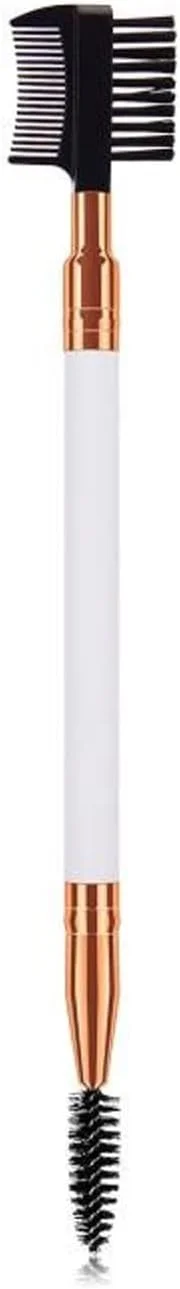 برس های تمیز کننده UOKUGZ، شانه ابرو دو سر، برس مژه ابرو، آرایش چند منظوره چشم، برس ابرو فیبر برای حالت دادن مژه