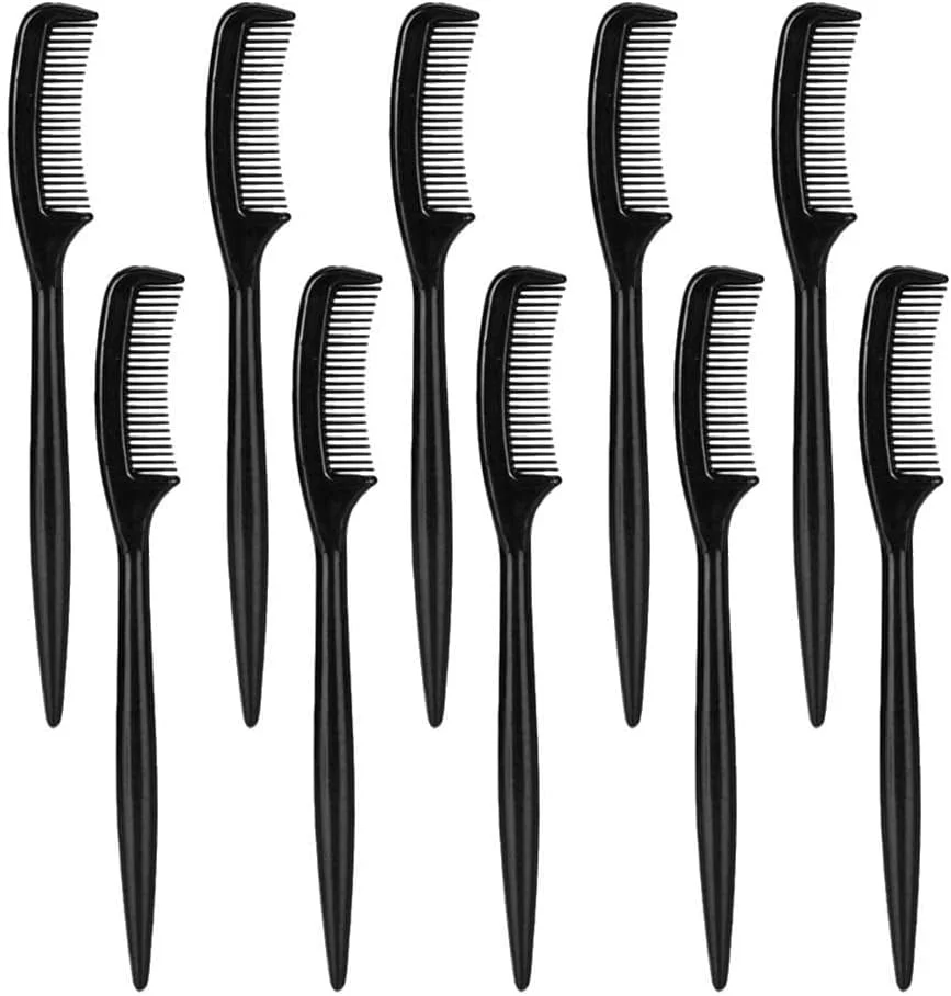 شانه مژه WANGCL بسته 10 عددی، ابزار پلاستیکی کوچک ابرو برای اکستنشن، مرتب سازی و پیرایش شانه مژه WANGCL بسته 10 عددی، ابزار پلاستیکی کوچک ابرو برای اکستنشن، مرتب سازی و پیرایش