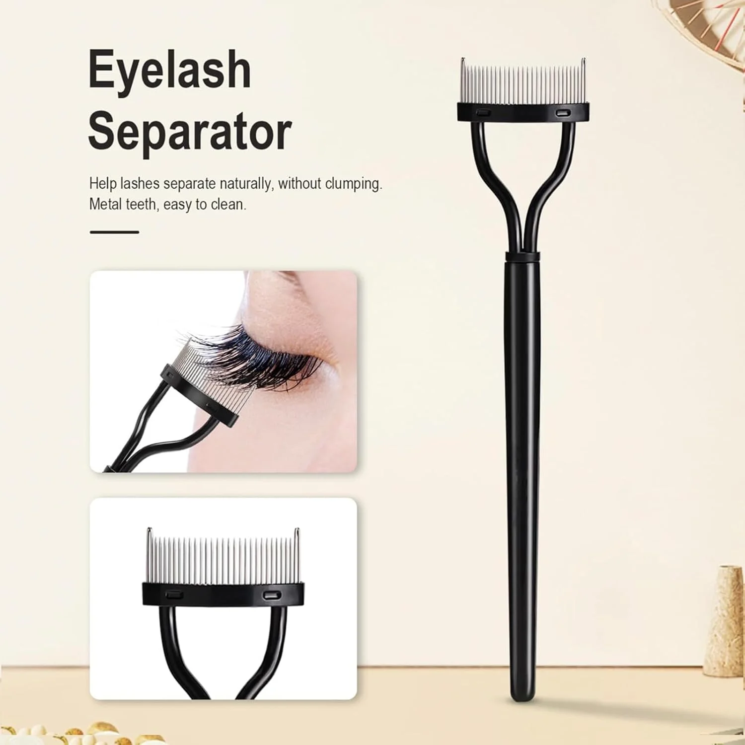 مجموعه 3 عددی برس ابرو و شانه و جداکننده مژه نالینا، برس های حرفه ای اسپولی، ابزارهای آرایش چشم حرفه ای برس شانه ابرو، کاربرد دقیق و ترکیب برای آرایش