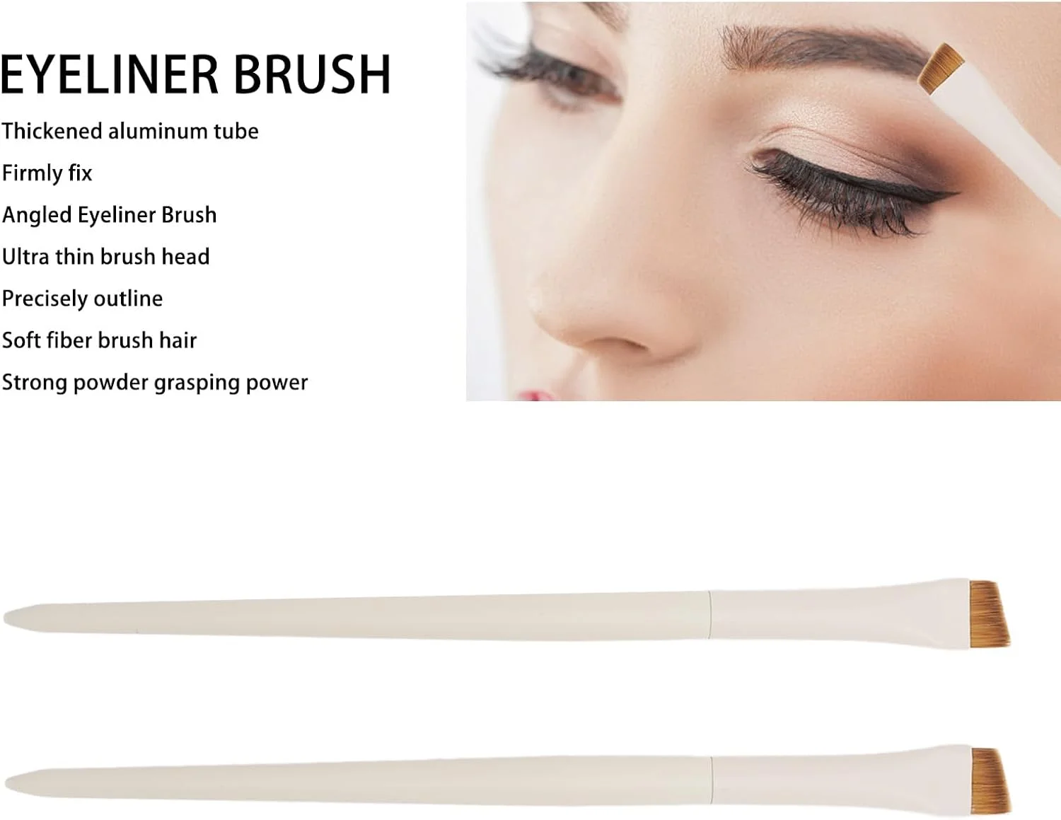 براش ابرو، ابزار آرایشی، براش ابرو، فوق العاده نازک، مورب 2 عددی