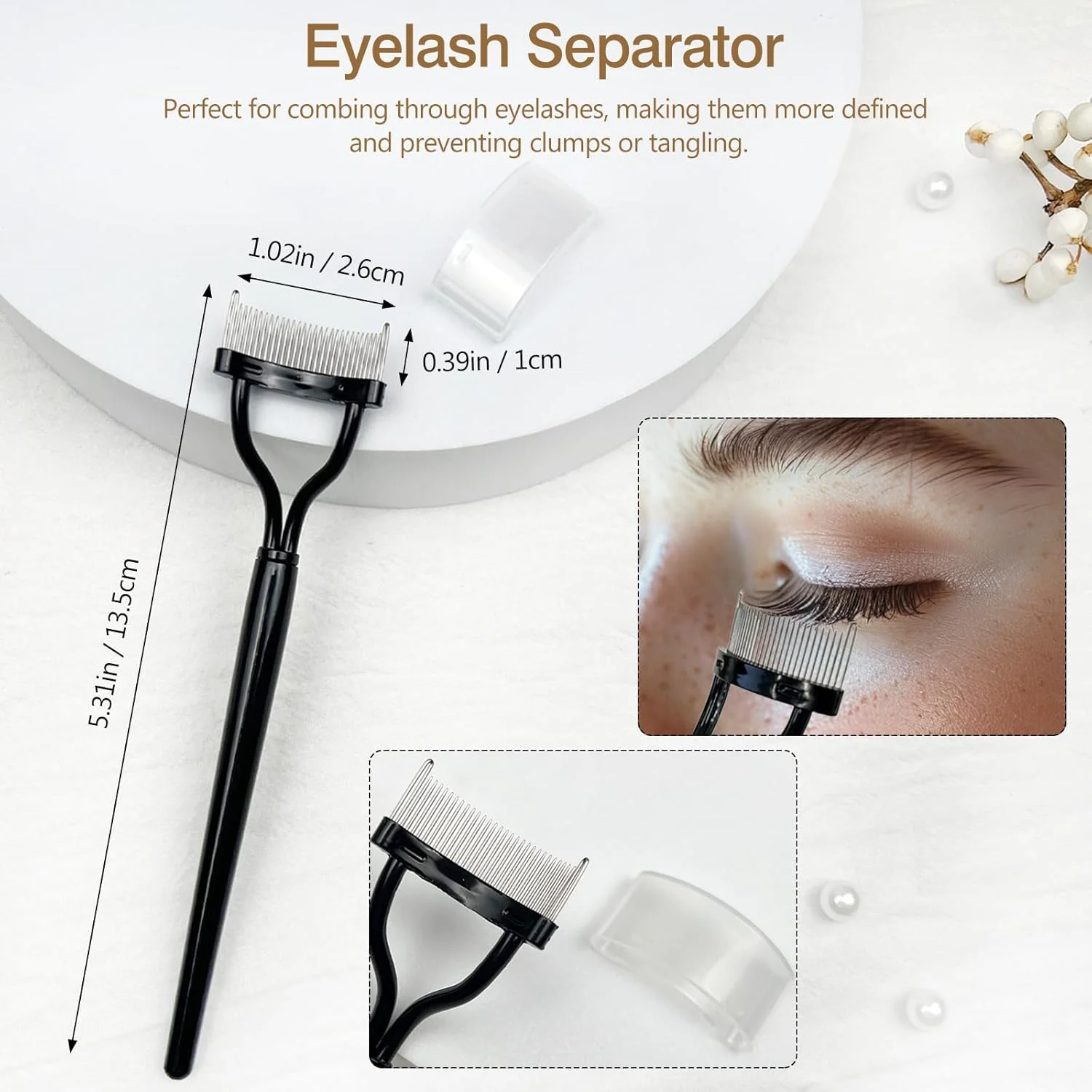 ست ابزار ابرو و مژه 3 تکه - جداکننده مژه، برس مژه، شانه ابرو - کیت آرایش چشم حرفه ای ست ابزار ابرو و مژه 3 تکه - جداکننده مژه، برس مژه، شانه ابرو - کیت آرایش چشم حرفه ای