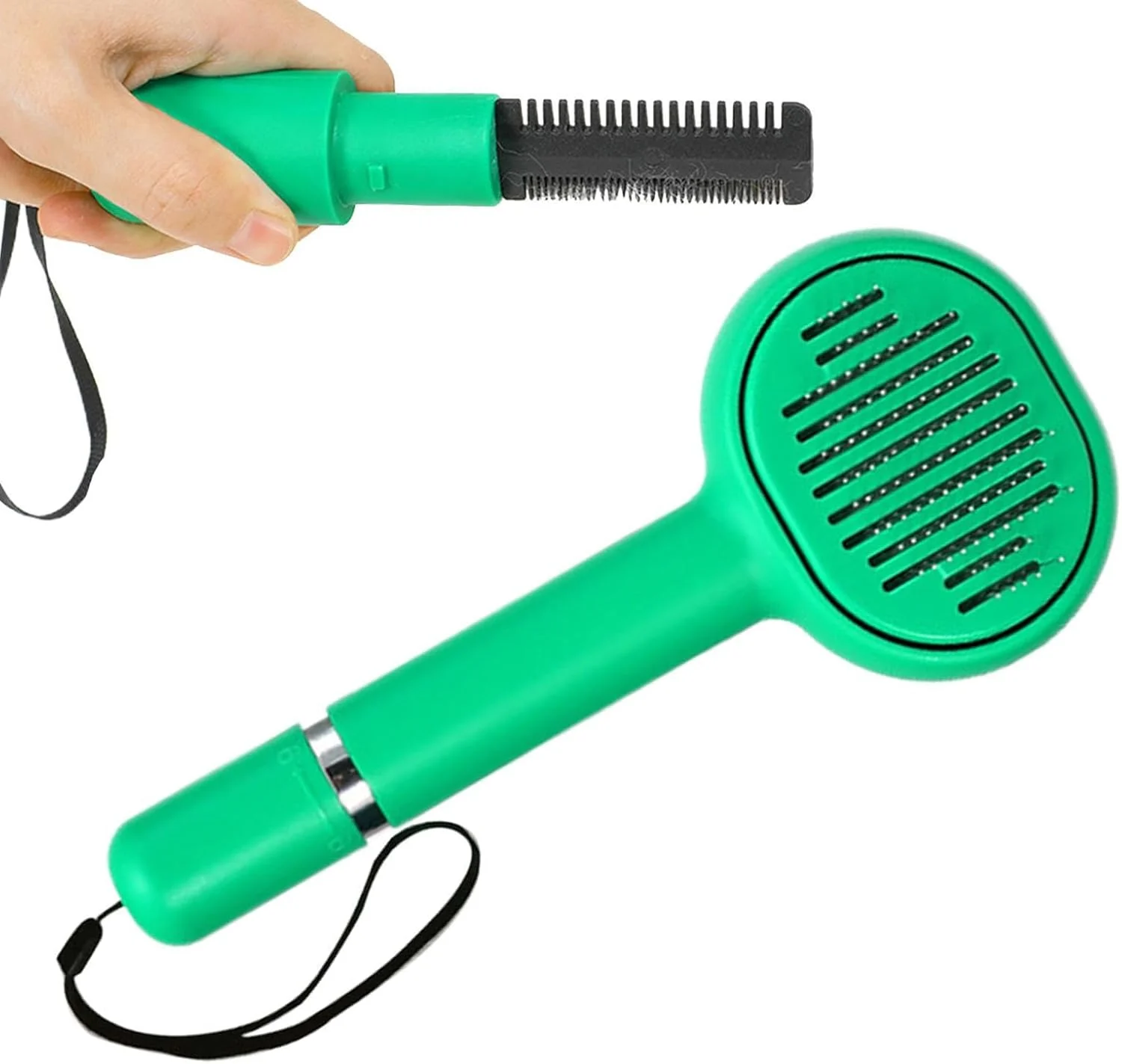 برس سگ - برس نظافت موی بلند و کوتاه حیوانات خانگی و شانه گره باز کن - ابزار ریزش مو، چنگک و برس های نظافت حیوانات خانگی برای حیوانات مو بلند و کوتاه