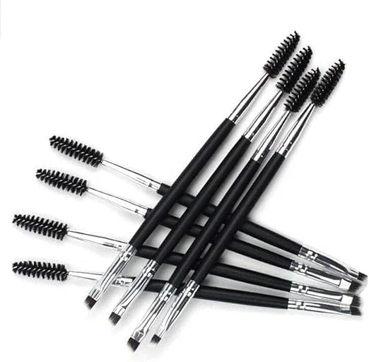 Dual-Ended Eyebrow & Eyeliner Brush Comb Dual-Ended Eyebrow & Eyeliner Brush Comb
