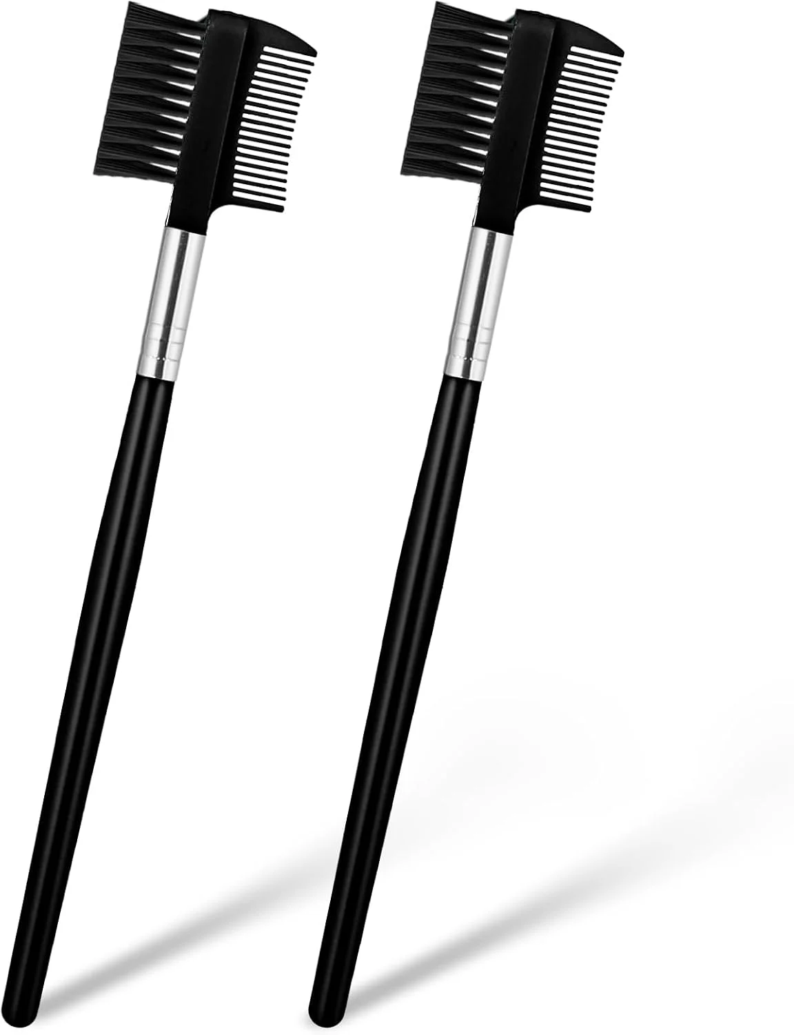 ست برس ابرو و شانه مژه 2 عددی، برس آرایشی ابرو و ابزار جداکننده مژه برای از بین بردن توده های ریمل، حالت دادن و فرم دادن به ابرو، جدا کردن مژه ها، اکستنشن مژه ست برس ابرو و شانه مژه 2 عددی، برس آرایشی ابرو و ابزار جداکننده مژه برای از بین بردن توده های ریمل، حالت دادن و فرم دادن به ابرو، جدا کردن مژه ها، اکستنشن مژه