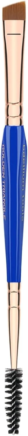 براش آرایشی حرفه ای Bdellium Tools - مثلث طلایی 736 دو سر، زاویه دار/اسپولی - با الیاف مصنوعی کاملا گیاهی، برای مژه ها و ابروهای مرتب و خوش حالت (آبی، 1 عدد) براش آرایشی حرفه ای Bdellium Tools - مثلث طلایی 736 دو سر، زاویه دار/اسپولی - با الیاف مصنوعی کاملا گیاهی، برای مژه ها و ابروهای مرتب و خوش حالت (آبی، 1 عدد)