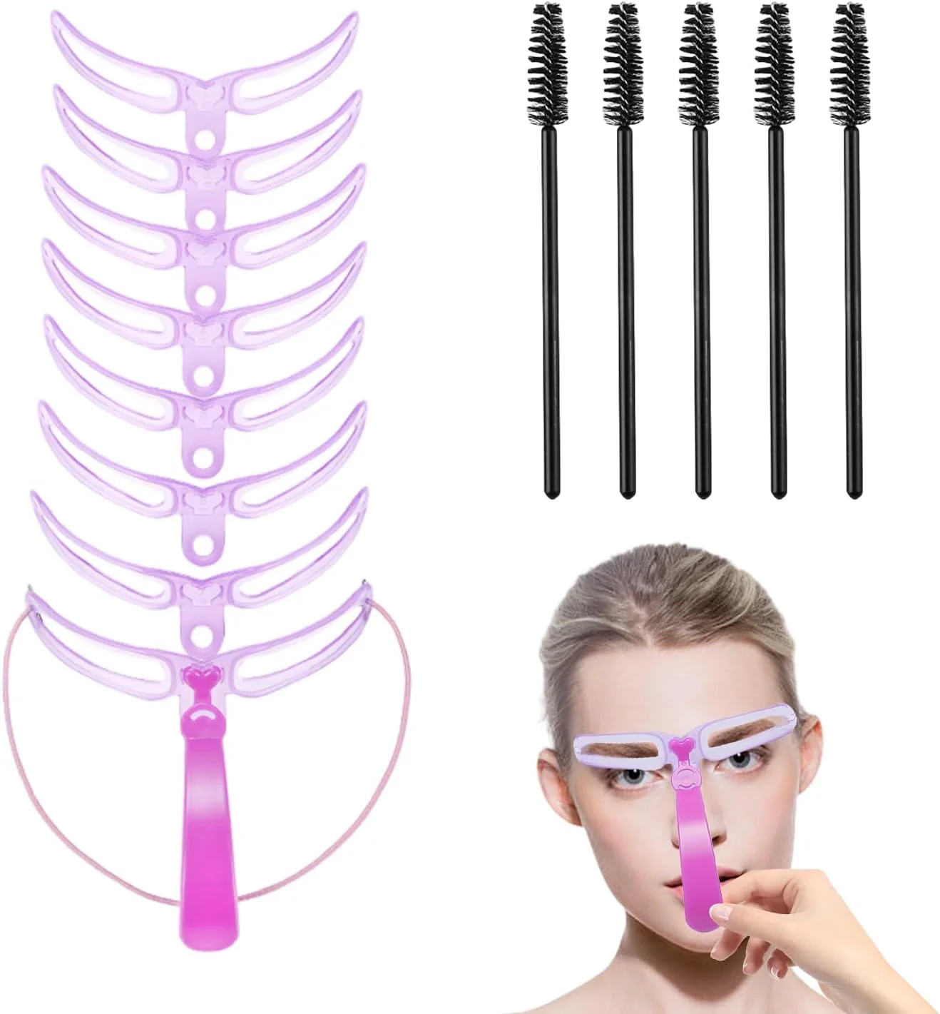 8 عدد ابزار کمکی طراحی ابرو، 5 عدد برس ابرو، ابزار طراحی ابرو، کارت ابرو برای مبتدیان، مجموعه ابزار طراحی ابرو، ابزارهای قابل استفاده مجدد 8 عدد ابزار کمکی طراحی ابرو، 5 عدد برس ابرو، ابزار طراحی ابرو، کارت ابرو برای مبتدیان، مجموعه ابزار طراحی ابرو، ابزارهای قابل استفاده مجدد