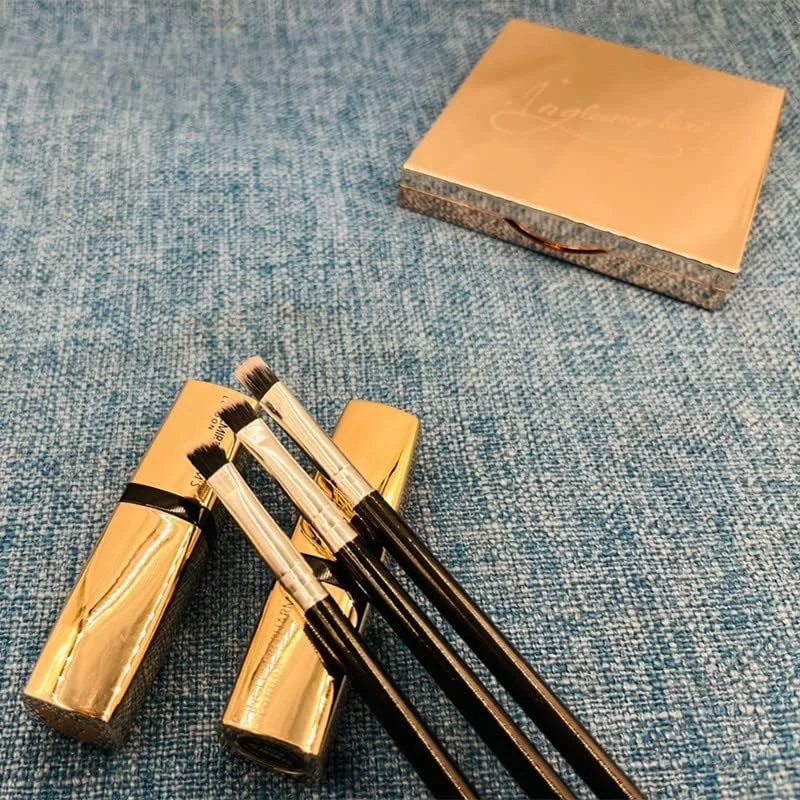 ست 7 عددی برس خط چشم زاویه دار، برس ابرو زاویه دار، ابزار سایه چشم، برس اسپولی، برس رنگ ابرو برای ترکیب، مشخص کردن، پخش کردن و سایه زدن