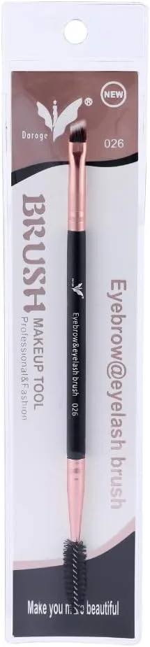 براش آرایشی ابرو و مژه داروجه مدل 026 (مشکی، طلایی)