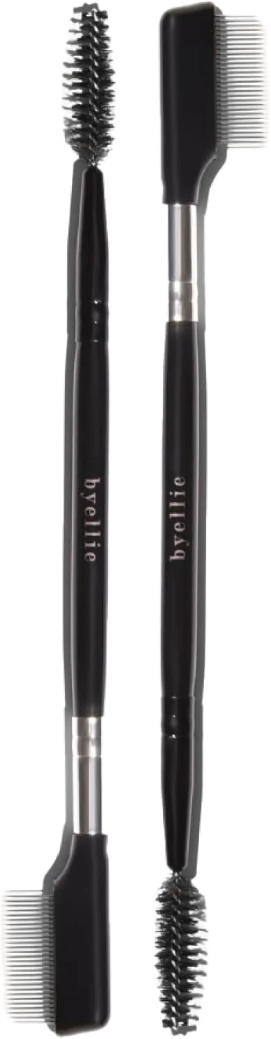 براش ابرو Byellie، دو سر با شانه ابرو و برس دقیق، مناسب برای استفاده از ژل و وکس ابرو، حالت دهنده و فرم دهنده، استفاده آسان برای داشتن ابروهای کرکی، آرایش طبیعی، وگان و بدون تست حیوانی براش ابرو Byellie، دو سر با شانه ابرو و برس دقیق، مناسب برای استفاده از ژل و وکس ابرو، حالت دهنده و فرم دهنده، استفاده آسان برای داشتن ابروهای کرکی، آرایش طبیعی، وگان و بدون تست حیوانی
