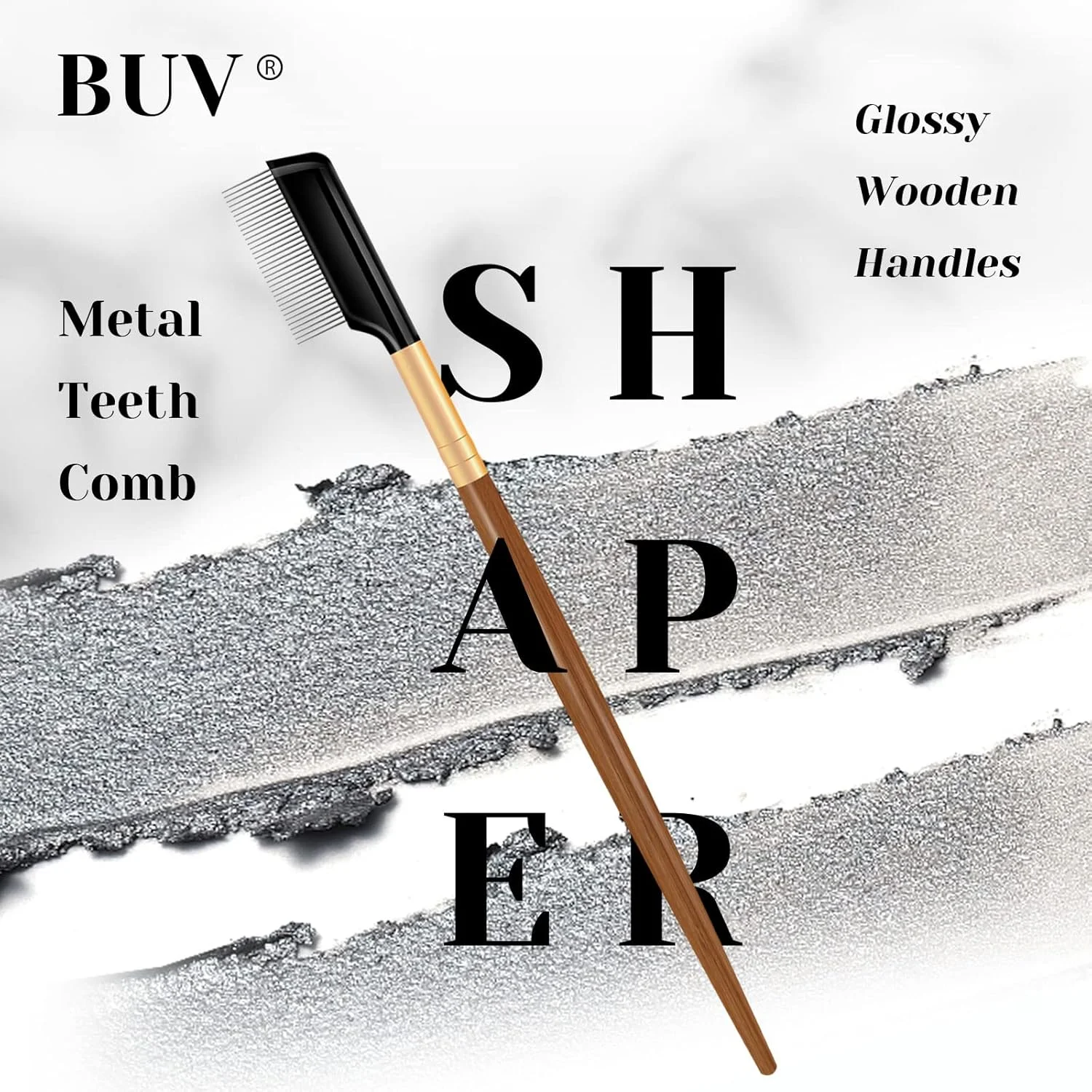 براش ابرو BUV - براش ابرو - زاویه دار ممتاز - ابرو - براش - براش سایه چشم - 3.10A4-st