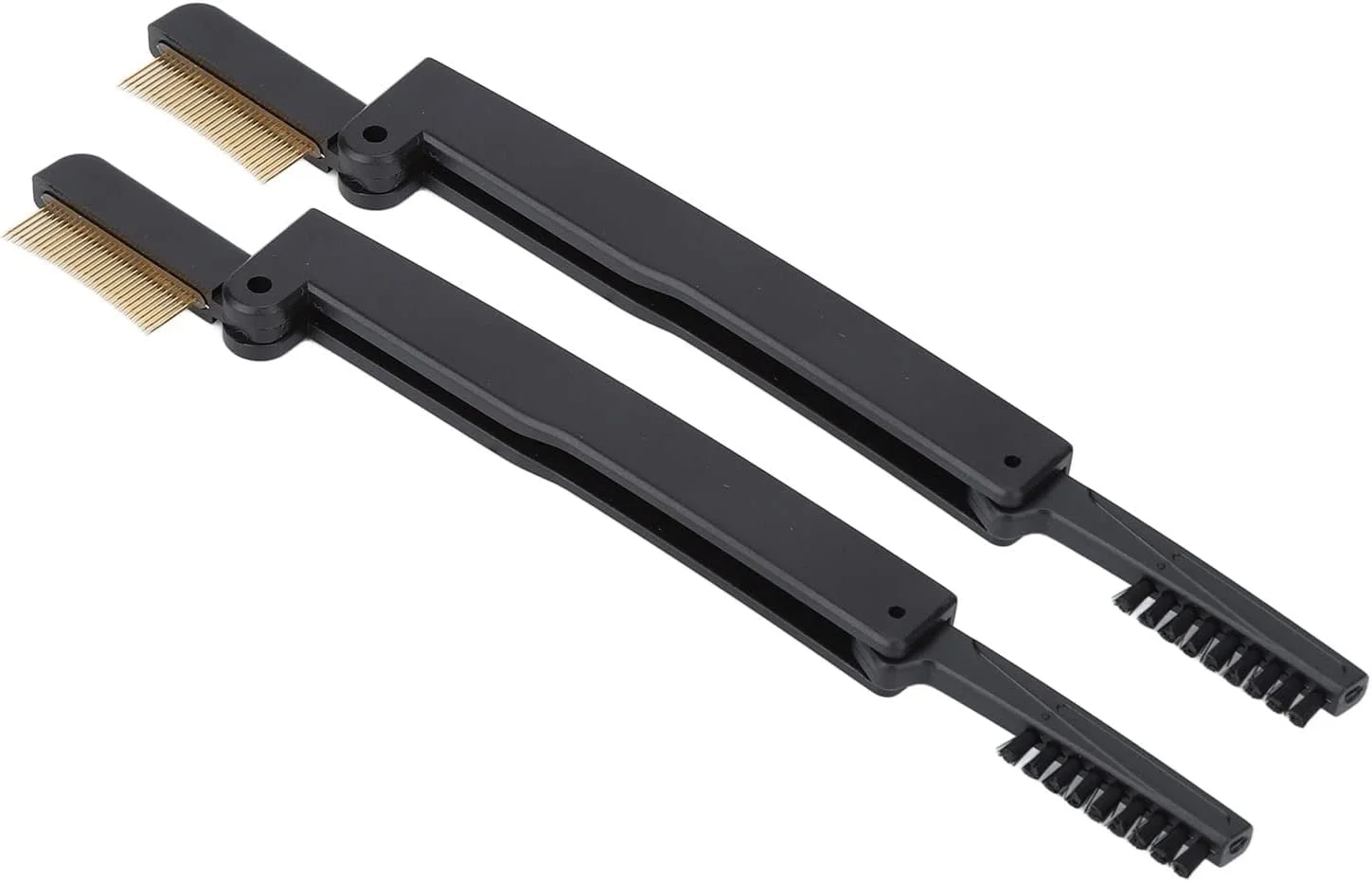 شانه تاشو مژه و ابرو، شانه دو طرفه با دندانه های گرد و تمیز کردن آسان، شانه مژه تاشو برای قرار ملاقات شانه تاشو مژه و ابرو، شانه دو طرفه با دندانه های گرد و تمیز کردن آسان، شانه مژه تاشو برای قرار ملاقات