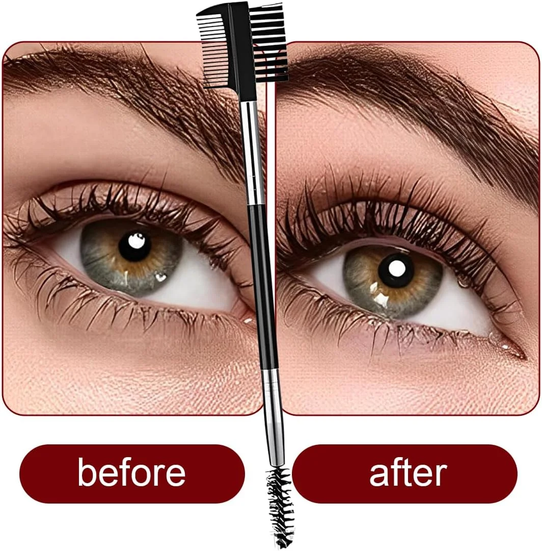 ست برس ابرو MEXRUMI شامل 3 عدد برس دو طرفه، شانه مژه، برس مژه 2 در 1، برس ابرو دو سر، ابزار آرایش حرفه ای ست برس ابرو MEXRUMI شامل 3 عدد برس دو طرفه، شانه مژه، برس مژه 2 در 1، برس ابرو دو سر، ابزار آرایش حرفه ای