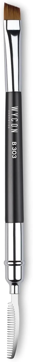 براش ابرو دو طرفه Wycon Cosmetics مدل Double Fix-Brow Brush B303 براش ابرو دو طرفه Wycon Cosmetics مدل Double Fix-Brow Brush B303