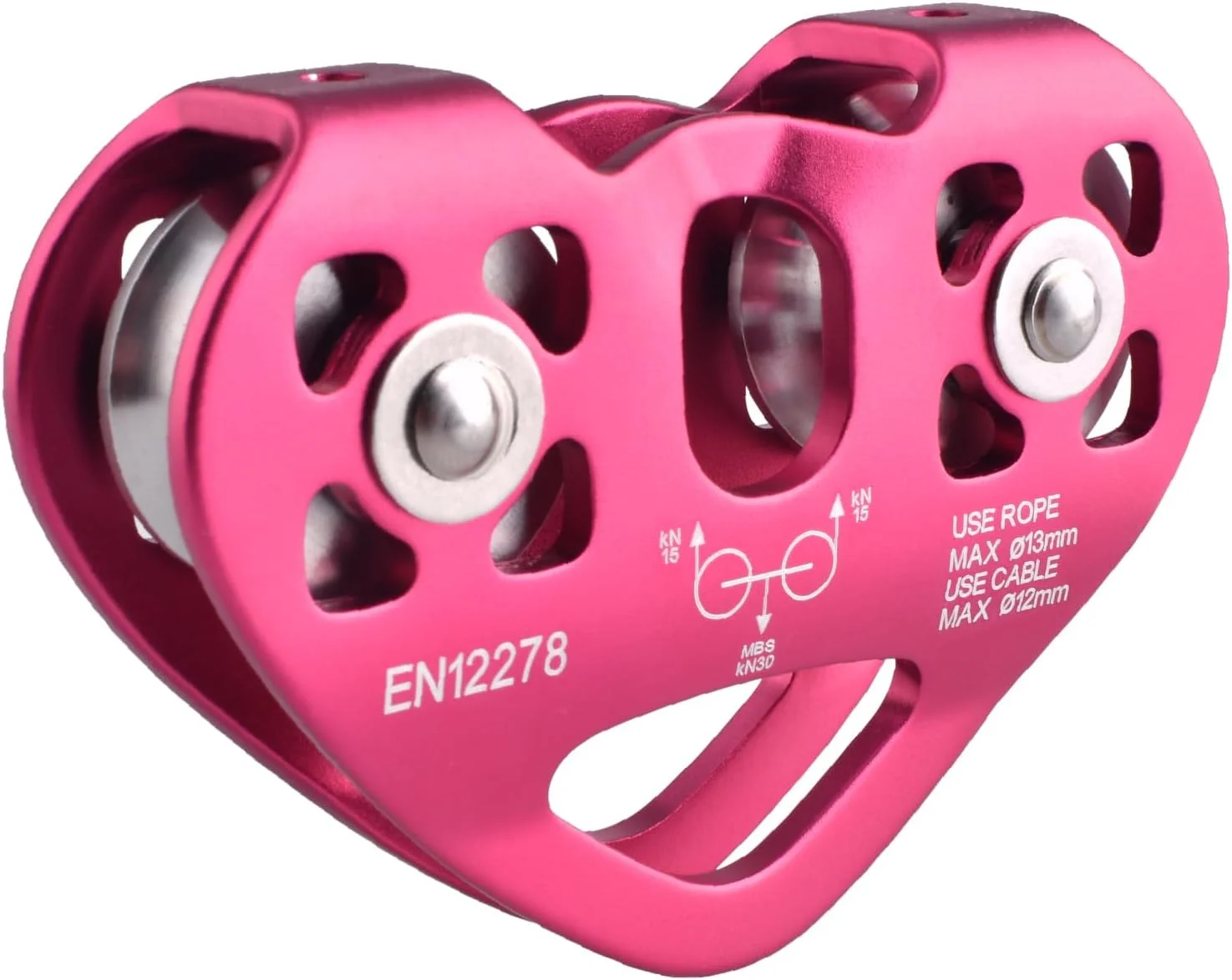 قرقره زیپ لاین YAPJEB، کیت کابل 30kN 6700LBS، آلیاژ آلومینیوم سنگین برای نجات، کوهنوردی، حمل و نقل (قرمز) قرقره زیپ لاین YAPJEB، کیت کابل 30kN 6700LBS، آلیاژ آلومینیوم سنگین برای نجات، کوهنوردی، حمل و نقل (قرمز)