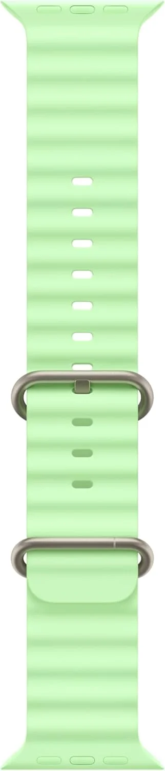 بند ساعت اپل - Ocean Band - سایز 49 میلی‌متر - سبز نئونی - تک سایز