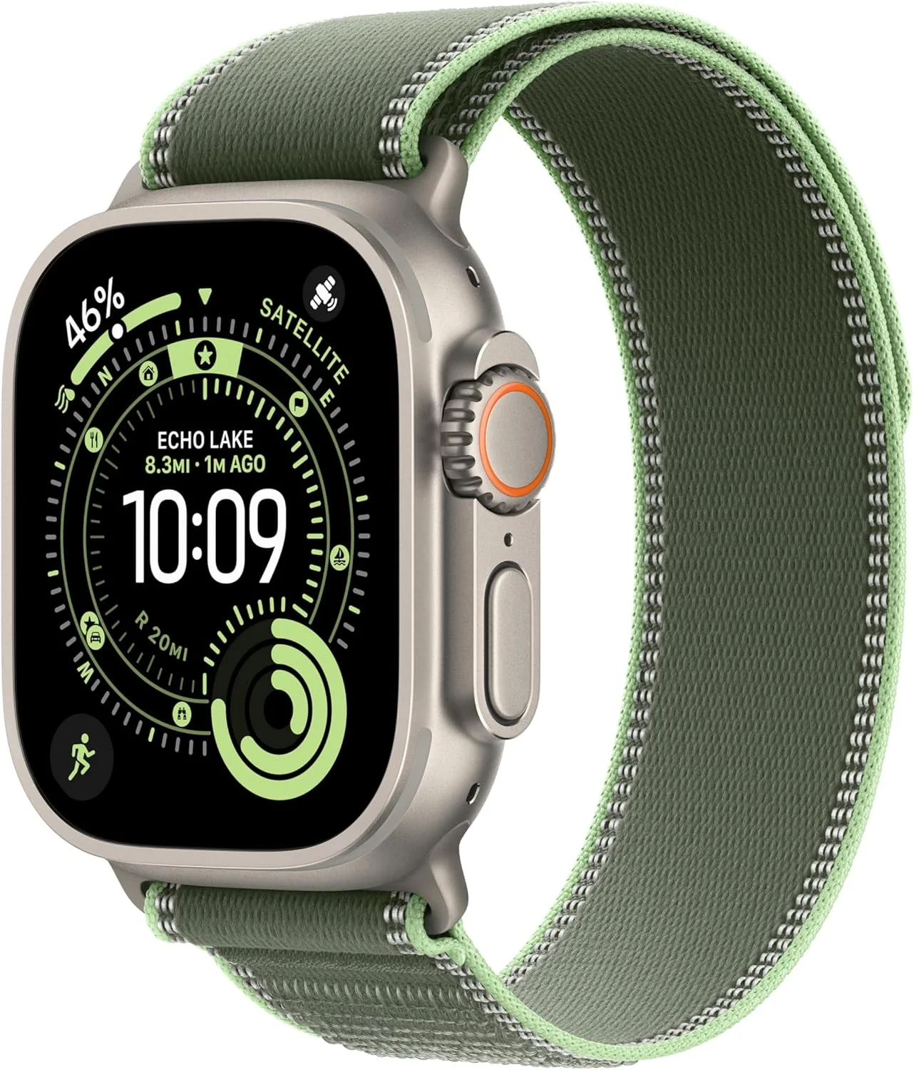 بند ساعت Apple Watch - تریل لوپ - ۴۹ میلی‌متری - سبز/نئون - S/M