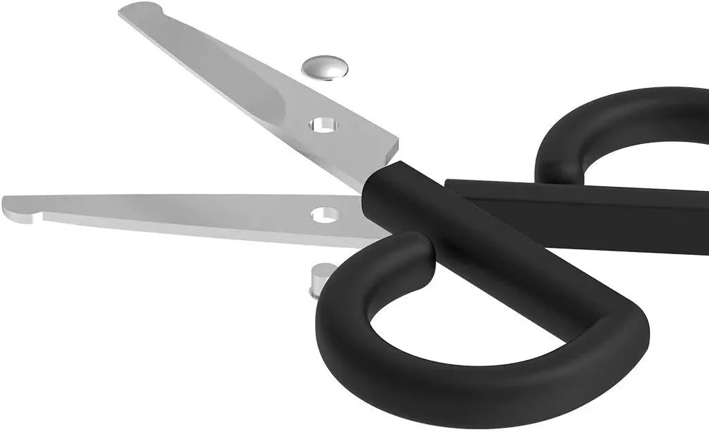 قیچی موزن بینی استیل ضد زنگ با تیغه گرد، قیچی ویبرساک برای ابرو، مژه مصنوعی، ناخنک با درپوش گرد و غبار قیچی موزن بینی استیل ضد زنگ با تیغه گرد، قیچی ویبرساک برای ابرو، مژه مصنوعی، ناخنک با درپوش گرد و غبار