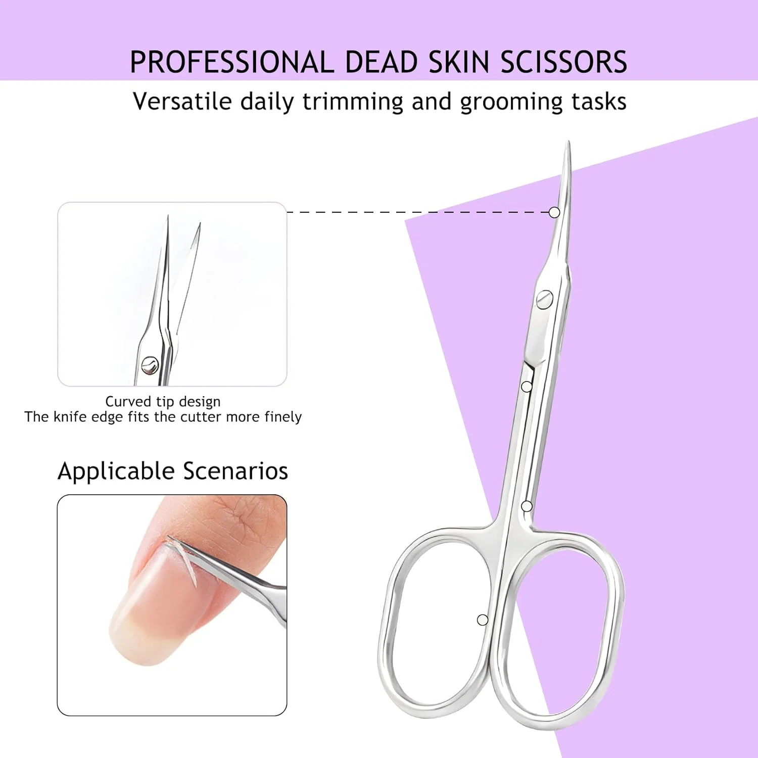 ست 3 عددی استیل ضد زنگ چند منظوره SKYPIA برای زیبایی و مرتب کردن ابرو، مناسب برای موهای صورت، بینی، گوش و ابرو ست 3 عددی استیل ضد زنگ چند منظوره SKYPIA برای زیبایی و مرتب کردن ابرو، مناسب برای موهای صورت، بینی، گوش و ابرو