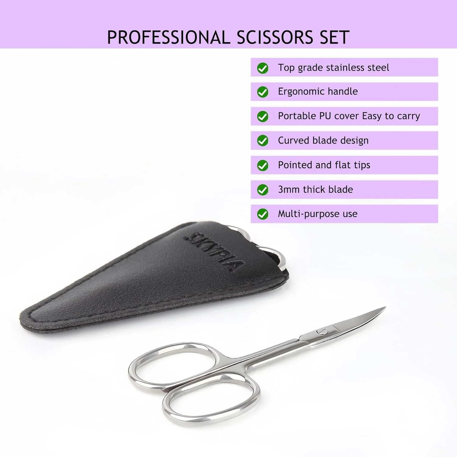 ست 3 عددی استیل ضد زنگ چند منظوره SKYPIA برای زیبایی و مرتب کردن ابرو، مناسب برای موهای صورت، بینی، گوش و ابرو ست 3 عددی استیل ضد زنگ چند منظوره SKYPIA برای زیبایی و مرتب کردن ابرو، مناسب برای موهای صورت، بینی، گوش و ابرو