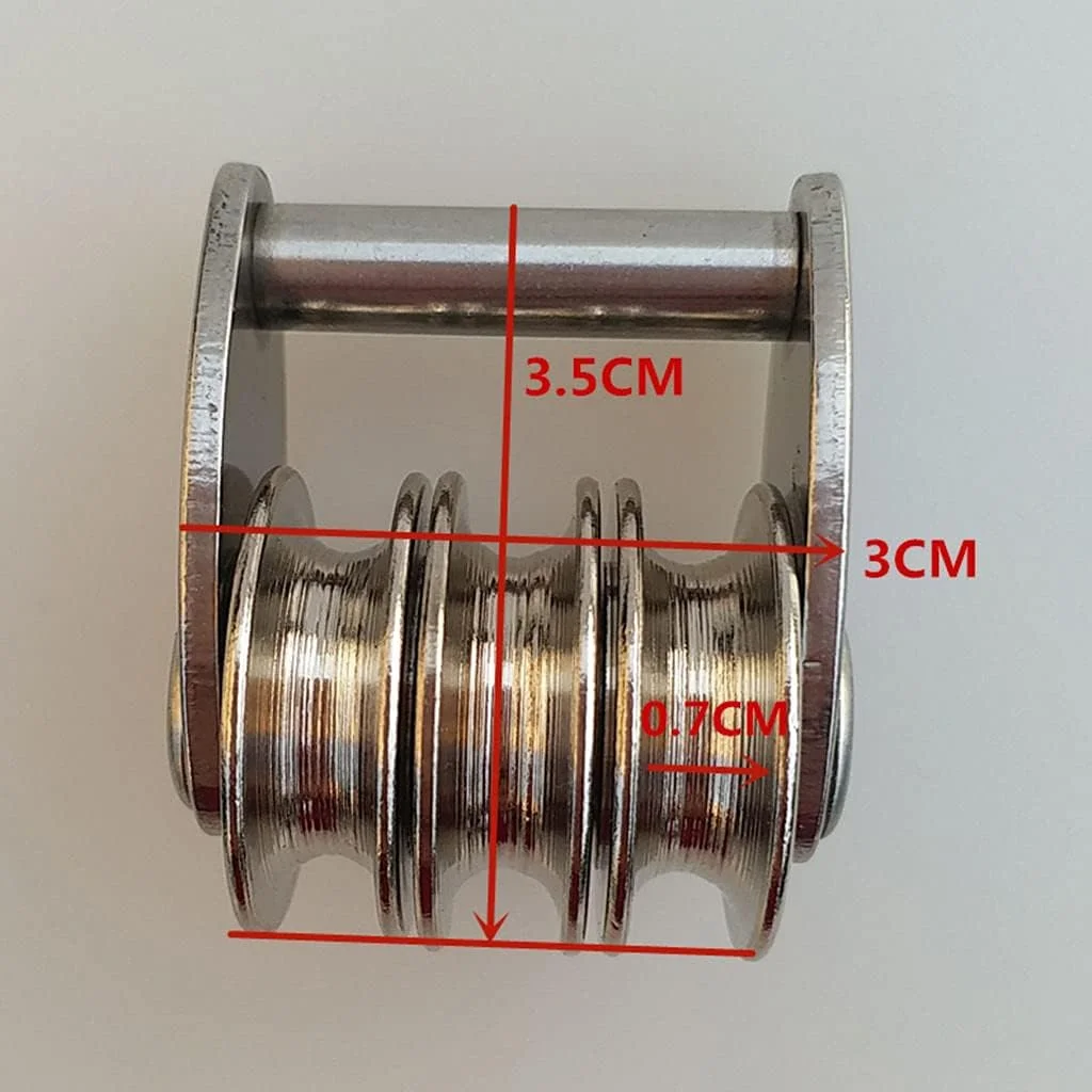 قطعه سخت افزاری قرقره سه تایی نوک بادبان موج سواری