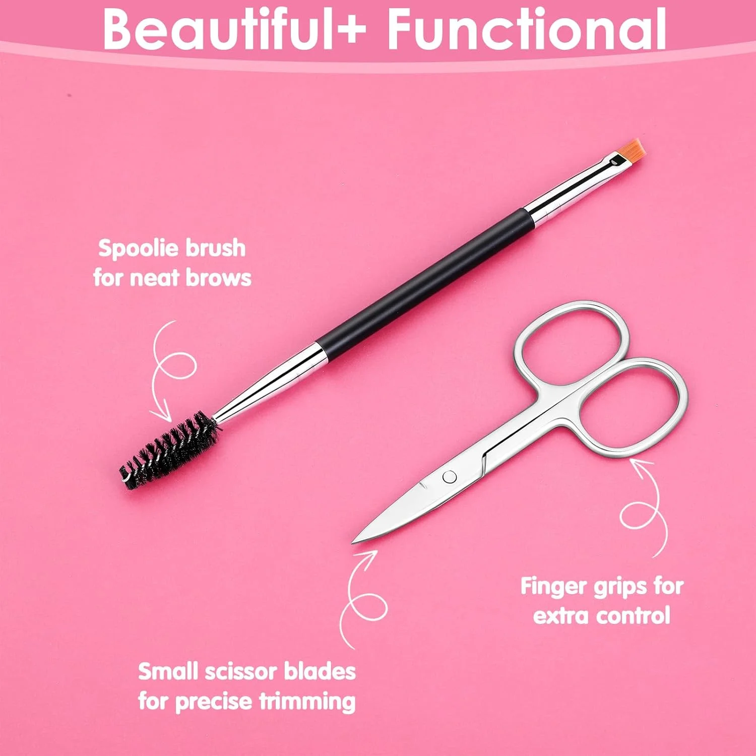 قیچی مژه قیچی ابرو برس ابرو برس ابرو استیل ضد زنگ برای مژه کیت آرایشی برس ابرو برای فرم دادن و حالت دادن به مژه و ابرو قیچی مژه قیچی ابرو برس ابرو برس ابرو استیل ضد زنگ برای مژه کیت آرایشی برس ابرو برای فرم دادن و حالت دادن به مژه و ابرو