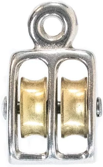 قرقره دو چرخ چشمی ثابت 3/4 اینچی West Coast Paracord - قطر شیار: 3/4 اینچ (بسته 2 عددی) قرقره دو چرخ چشمی ثابت 3/4 اینچی West Coast Paracord - قطر شیار: 3/4 اینچ (بسته 2 عددی)