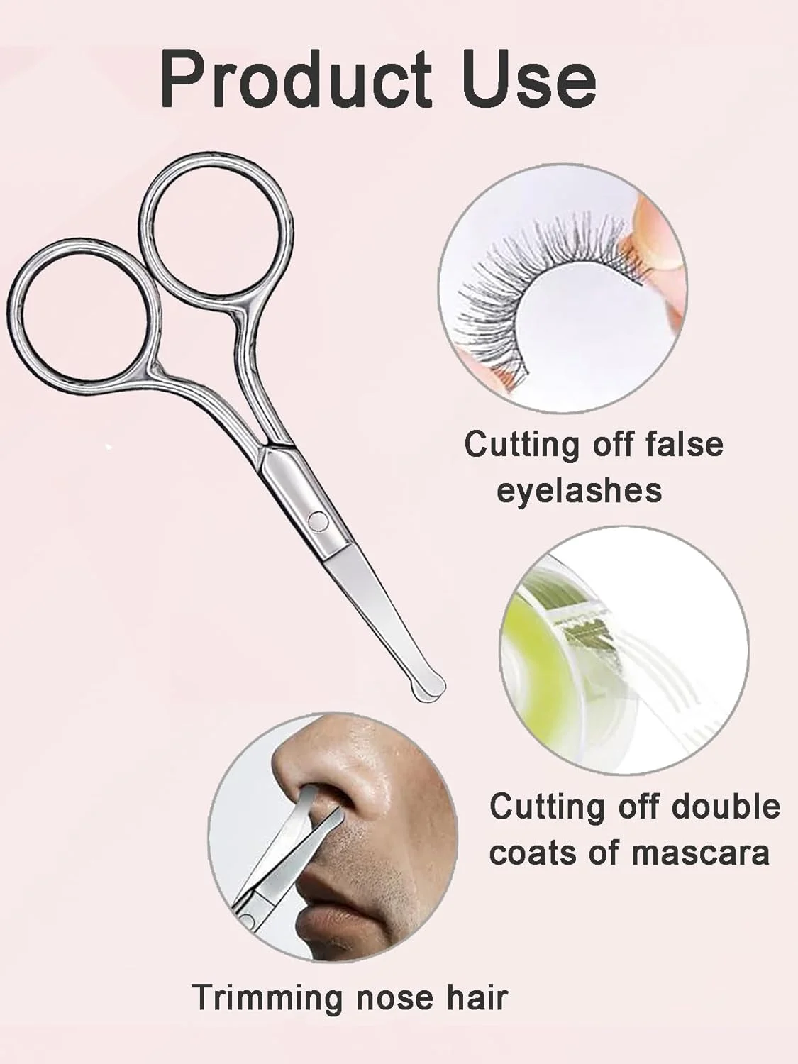 قیچی ابرو حرفه ای و دقیق به همراه شانه، دسته ضد لغزش و ابزار اصلاح مو برای آقایان و بانوان - قیچی اصلاح ابرو برای ابروهای خوش فرم (2 عدد) قیچی ابرو حرفه ای و دقیق به همراه شانه، دسته ضد لغزش و ابزار اصلاح مو برای آقایان و بانوان - قیچی اصلاح ابرو برای ابروهای خوش فرم (2 عدد)