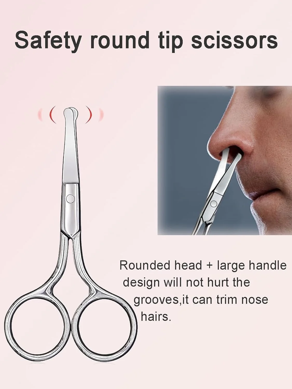 قیچی ابرو حرفه ای و دقیق به همراه شانه، دسته ضد لغزش و ابزار اصلاح مو برای آقایان و بانوان - قیچی اصلاح ابرو برای ابروهای خوش فرم (2 عدد) قیچی ابرو حرفه ای و دقیق به همراه شانه، دسته ضد لغزش و ابزار اصلاح مو برای آقایان و بانوان - قیچی اصلاح ابرو برای ابروهای خوش فرم (2 عدد)