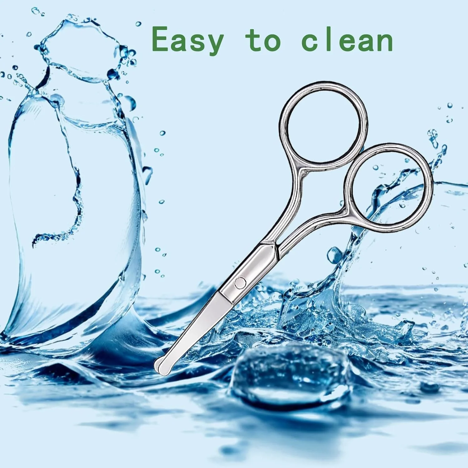 قیچی ابرو حرفه ای و دقیق به همراه شانه، دسته ضد لغزش و ابزار اصلاح مو برای آقایان و بانوان - قیچی اصلاح ابرو برای ابروهای خوش فرم (2 عدد) قیچی ابرو حرفه ای و دقیق به همراه شانه، دسته ضد لغزش و ابزار اصلاح مو برای آقایان و بانوان - قیچی اصلاح ابرو برای ابروهای خوش فرم (2 عدد)