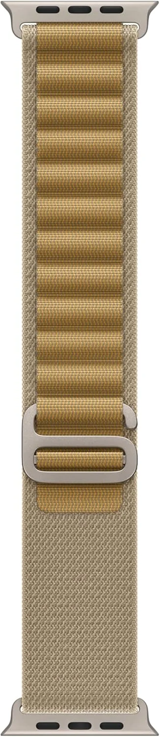 بند ساعت اپل - آلپاین لوپ - 49 میلی‌متری - قهوه‌ای روشن - سایز متوسط