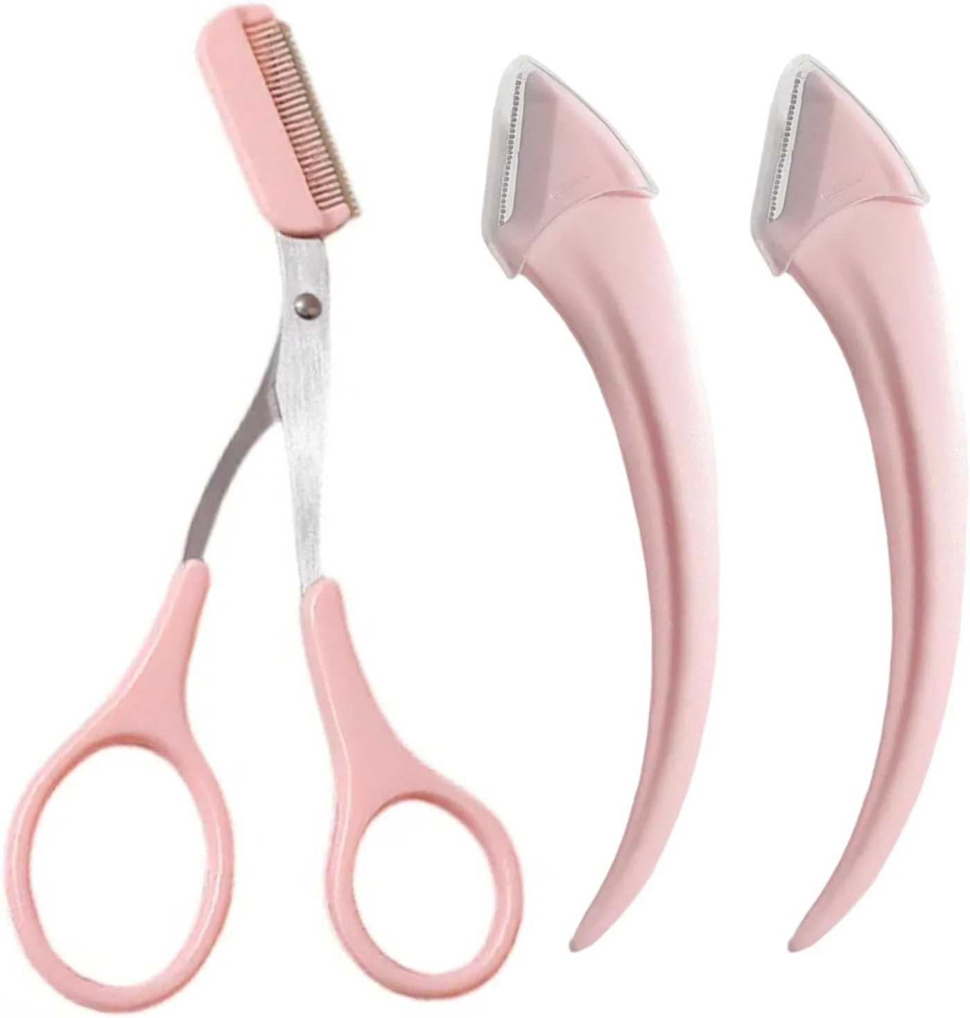 ست موچین ابرو Paporich استیل ضد زنگ، تیغ ابرو قیچی ابرو با شانه ابزار آرایشی، برای مبتدیان ابزار آرایش لوازم جانبی اصلاح مو، برای مردان و زنان (صورتی، بسته 3 عددی) ست موچین ابرو Paporich استیل ضد زنگ، تیغ ابرو قیچی ابرو با شانه ابزار آرایشی، برای مبتدیان ابزار آرایش لوازم جانبی اصلاح مو، برای مردان و زنان (صورتی، بسته 3 عددی)