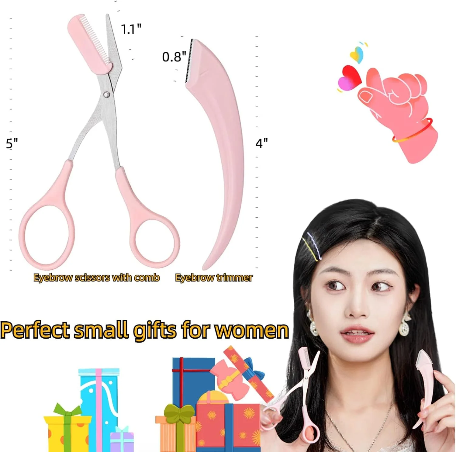 ست موچین ابرو Paporich استیل ضد زنگ، تیغ ابرو قیچی ابرو با شانه ابزار آرایشی، برای مبتدیان ابزار آرایش لوازم جانبی اصلاح مو، برای مردان و زنان (صورتی، بسته 3 عددی) ست موچین ابرو Paporich استیل ضد زنگ، تیغ ابرو قیچی ابرو با شانه ابزار آرایشی، برای مبتدیان ابزار آرایش لوازم جانبی اصلاح مو، برای مردان و زنان (صورتی، بسته 3 عددی)