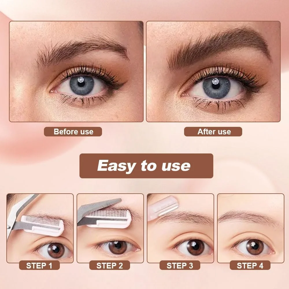 قیچی ابرو پینکه با شانه، قیچی ابرو ضد لغزش، ابزار آرایشی قیچی ابرو برای اصلاح و برداشتن مو، قیچی ابرو با دقت بالا مناسب هدیه برای خانم ها قیچی ابرو پینکه با شانه، قیچی ابرو ضد لغزش، ابزار آرایشی قیچی ابرو برای اصلاح و برداشتن مو، قیچی ابرو با دقت بالا مناسب هدیه برای خانم ها