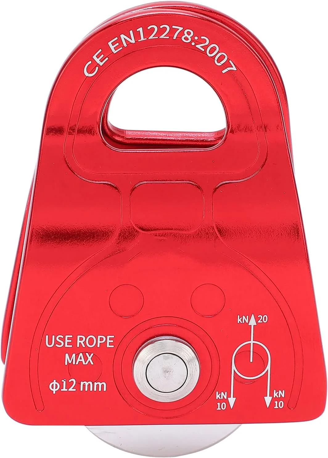 قرقره کوهنوردی در فضای باز Vomeko، آلومینیوم هوانوردی، مناسب برای کوهنوردی، عملیات در ارتفاعات بالا، فرود سریع، نجات و غیره