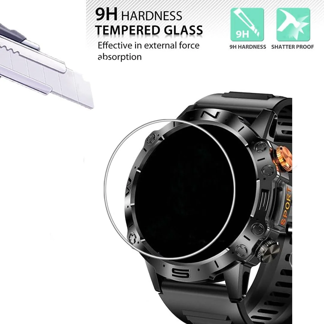 محافظ صفحه نمایش شیشه ای تمپرد 9H ساعت هوشمند Tznzxm برای K59 / ST19 1.43 اینچی (بسته 4 عددی)، سازگار با GLONHI K59 Pro / LIGE K59 / SIEMORL ST19 / LIGE ST19 / ESFOE ST19 محافظ صفحه نمایش شیشه ای تمپرد 9H ساعت هوشمند Tznzxm برای K59 / ST19 1.43 اینچی (بسته 4 عددی)، سازگار با GLONHI K59 Pro / LIGE K59 / SIEMORL ST19 / LIGE ST19 / ESFOE ST19