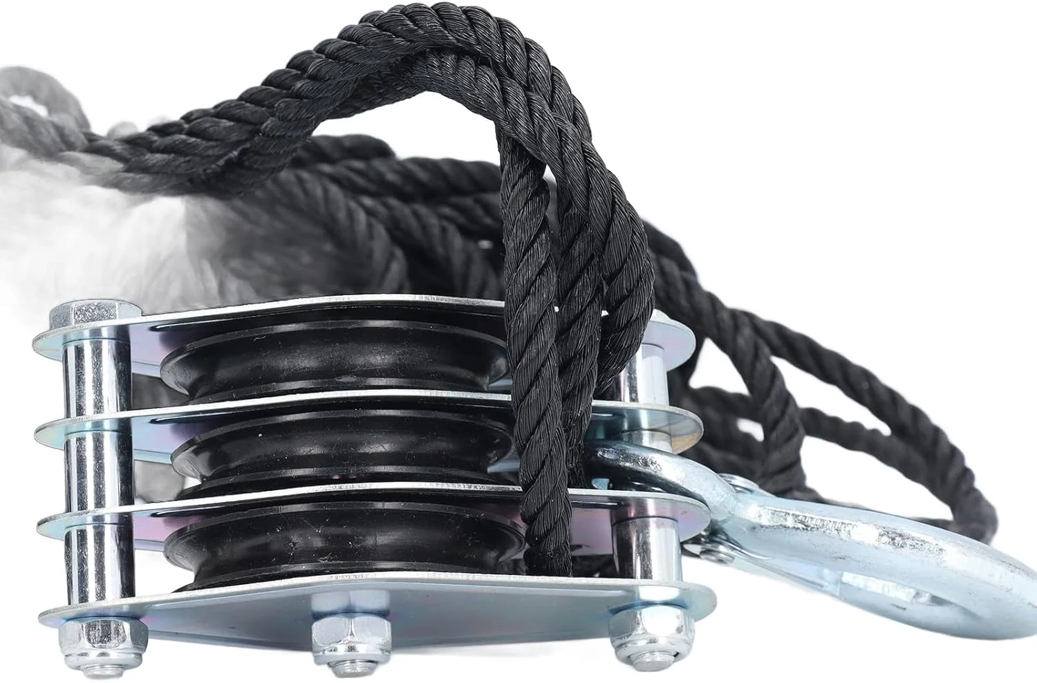 سیستم قرقره بالابر طنابی Vomeko، بلوک قرقره سنگین، بلوک سنگین 4400 پوندی 8:1 برای بلند کردن بار سیستم قرقره بالابر طنابی Vomeko، بلوک قرقره سنگین، بلوک سنگین 4400 پوندی 8:1 برای بلند کردن بار