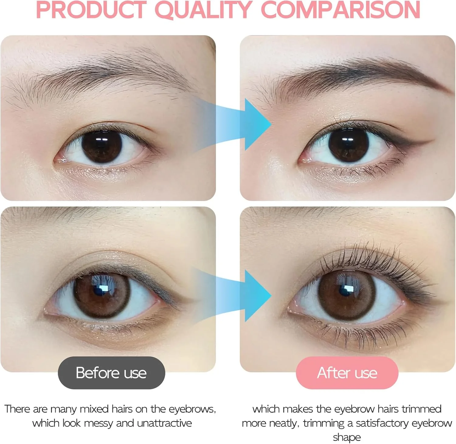 ست پیرایش 2 عددی نالاینا، قیچی اصلاح ابرو، قیچی ابرو استیل ضد زنگ به همراه شانه برای خانم ها و آقایان، قیچی اصلاح ابرو برای فرم دادن دقیق ابرو، نقره ای (به همراه برس) ست پیرایش 2 عددی نالاینا، قیچی اصلاح ابرو، قیچی ابرو استیل ضد زنگ به همراه شانه برای خانم ها و آقایان، قیچی اصلاح ابرو برای فرم دادن دقیق ابرو، نقره ای (به همراه برس)