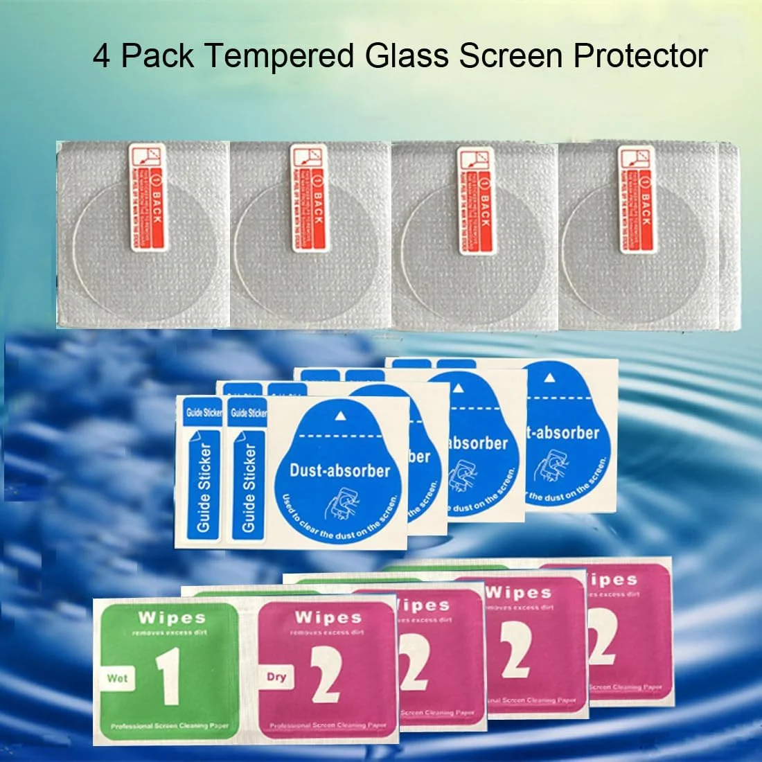 محافظ صفحه نمایش شیشه ای تمپرد 9H ساعت هوشمند Tznzxm برای K59 / ST19 1.43 اینچی (بسته 4 عددی)، سازگار با GLONHI K59 Pro / LIGE K59 / SIEMORL ST19 / LIGE ST19 / ESFOE ST19 محافظ صفحه نمایش شیشه ای تمپرد 9H ساعت هوشمند Tznzxm برای K59 / ST19 1.43 اینچی (بسته 4 عددی)، سازگار با GLONHI K59 Pro / LIGE K59 / SIEMORL ST19 / LIGE ST19 / ESFOE ST19